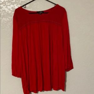 Red blouse.  size 3X
